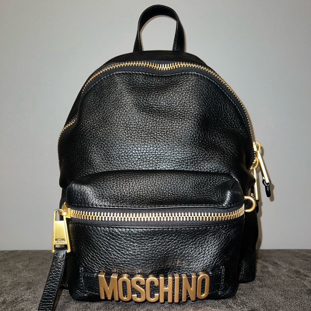 Moschino Lettering Logo Backpack